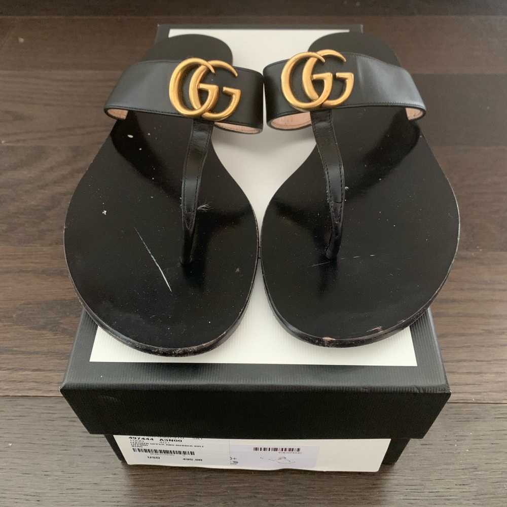 GUCCI THONG SANDAL SIZE 40 1/2